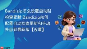 Bandizip怎么设置启动时检查更新 Bandizip如何配置自动检查更新和手动升级到最新版【设置】