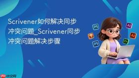 scrivener如何解决同步冲突问题_scrivener同步冲突问题解决步骤