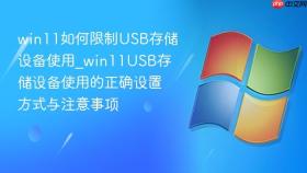 win11如何限制usb存储设备使用_win11usb存储设备使用的正确设置方式与注意事项