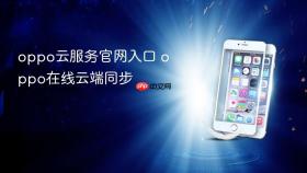 oppo云服务官网入口 oppo在线云端同步