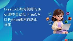freecad如何使用python脚本自动化_freecad python脚本自动化方案