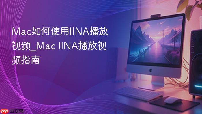 mac如何使用iina播放视频_mac iina播放视频指南