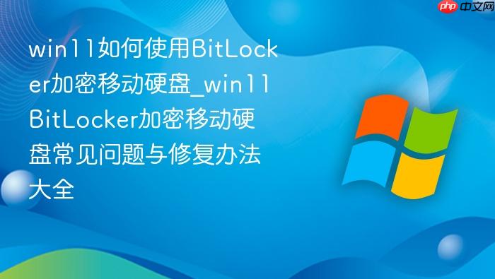 win11如何使用bitlocker加密移动硬盘_win11bitlocker加密移动硬盘常见问题与修复办法大全