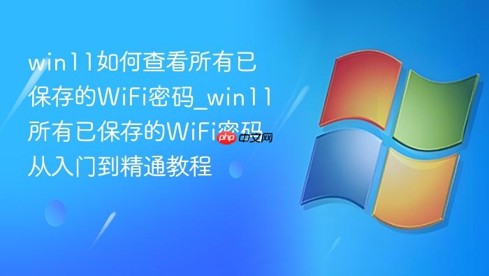 win11如何查看所有已保存的wifi密码_win11所有已保存的wifi密码从入门到精通教程
