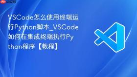 vscode怎么使用终端运行python脚本_vscode如何在集成终端执行python程序【教程】