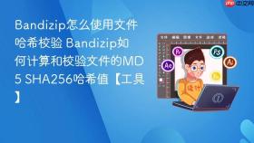 Bandizip怎么使用文件哈希校验 Bandizip如何计算和校验文件的MD5 SHA256哈希值【工具】