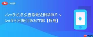vivo手机怎么查看最近删除照片 vivo手机相册回收站在哪【恢复】