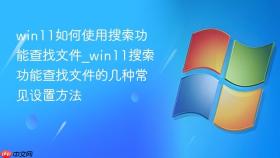 win11如何使用搜索功能查找文件_win11搜索功能查找文件的几种常见设置方法