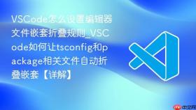 vscode怎么设置编辑器文件嵌套折叠规则_vscode如何让tsconfig和package相关文件自动折叠嵌套【详解】