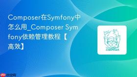 Composer在Symfony中怎么用_Composer Symfony依赖管理教程【高效】