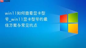 win11如何查看显卡型号_win11显卡型号的最佳方案与常见坑点