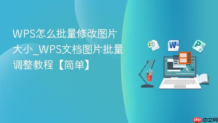 wps怎么批量修改图片大小_wps文档图片批量调整教程【简单】