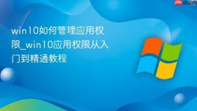 win10如何管理应用权限_win10应用权限从入门到精通教程