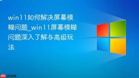 win11如何解决屏幕模糊问题_win11屏幕模糊问题深入了解与高级玩法