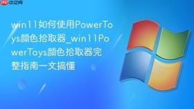 win11如何使用powertoys颜色拾取器_win11powertoys颜色拾取器完整指南一文搞懂