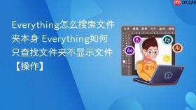 everything怎么搜索文件夹本身 everything如何只查找文件夹不显示文件【操作】