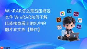 WinRAR怎么预览压缩包文件 WinRAR如何不解压直接查看压缩包中的图片和文档【操作】