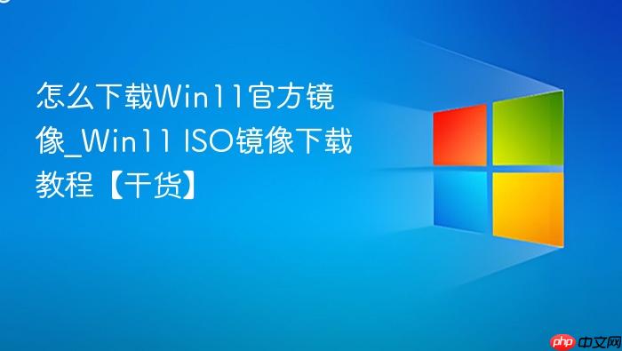 怎么下载win11官方镜像_win11 iso镜像下载教程【干货】