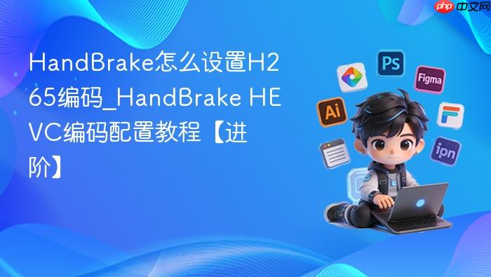 handbrake怎么设置h265编码_handbrake hevc编码配置教程【进阶】