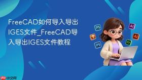 freecad如何导入导出iges文件_freecad导入导出iges文件教程