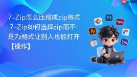 7-zip怎么压缩成zip格式 7-zip如何选择zip而不是7z格式让别人也能打开【操作】