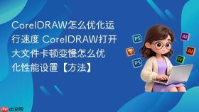 coreldraw怎么优化运行速度 coreldraw打开大文件卡顿变慢怎么优化性能设置【方法】