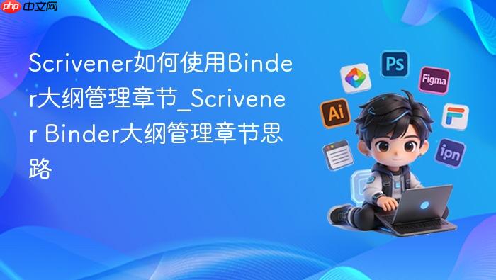 scrivener如何使用binder大纲管理章节_scrivener binder大纲管理章节思路
