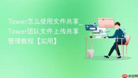 tower怎么使用文件共享_tower团队文件上传共享管理教程【实用】
