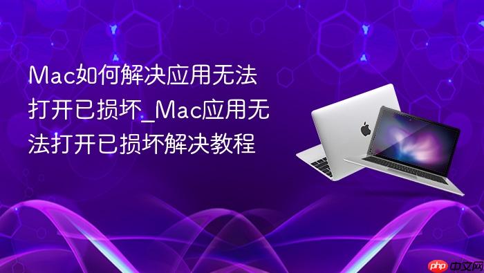 mac如何解决应用无法打开已损坏_mac应用无法打开已损坏解决教程