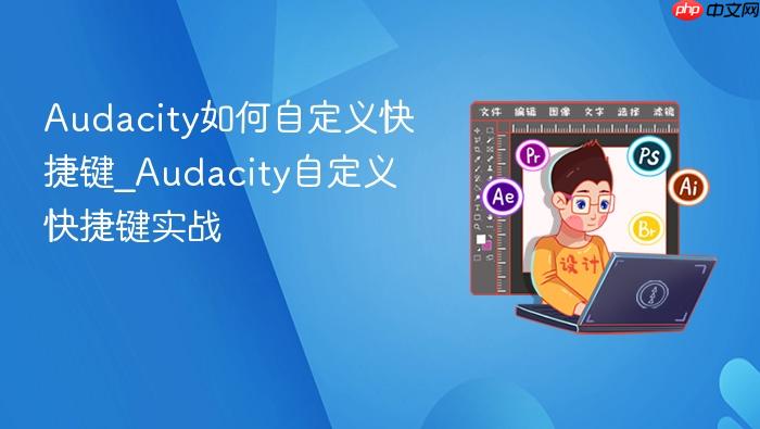 audacity如何自定义快捷键_audacity自定义快捷键实战