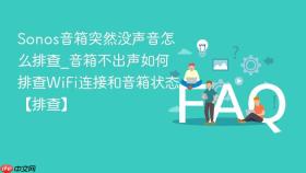 sonos音箱突然没声音怎么排查_音箱不出声如何排查wifi连接和音箱状态【排查】