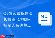 C#怎么截取网页长截图_C#如何控制无头浏览器滚动【干货】