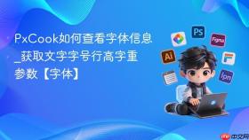 pxcook如何查看字体信息_获取文字字号行高字重参数【字体】