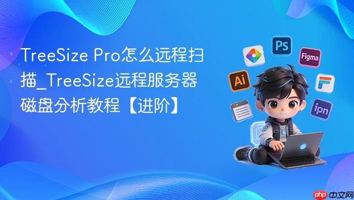 treesize pro怎么远程扫描_treesize远程服务器磁盘分析教程【进阶】