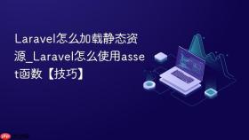 Laravel怎么加载静态资源_Laravel怎么使用asset函数【技巧】