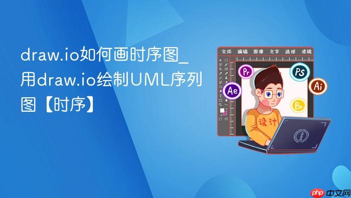 draw.io如何画时序图_用draw.io绘制uml序列图【时序】