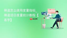 禅道怎么使用度量指标_禅道项目度量统计教程【易学】