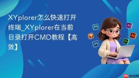 xyplorer怎么快速打开终端_xyplorer在当前目录打开cmd教程【高效】
