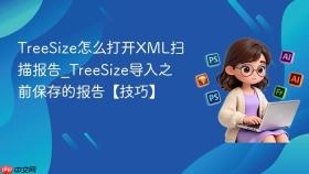 treesize怎么打开xml扫描报告_treesize导入之前保存的报告【技巧】