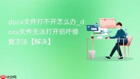 docx文件打不开怎么办_docx文件无法打开损坏修复方法【解决】