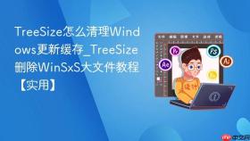 treesize怎么清理windows更新缓存_treesize删除winsxs大文件教程【实用】