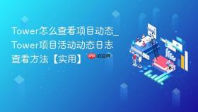 tower怎么查看项目动态_tower项目活动动态日志查看方法【实用】