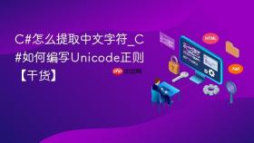 c#怎么提取中文字符_c#如何编写unicode正则【干货】