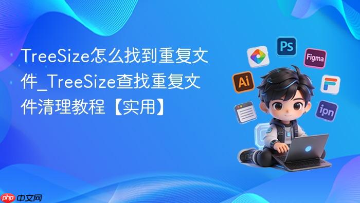 treesize怎么找到重复文件_treesize查找重复文件清理教程【实用】