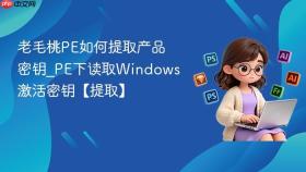 老毛桃PE如何提取产品密钥_PE下读取Windows激活密钥【提取】