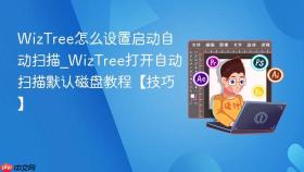 wiztree怎么设置启动自动扫描_wiztree打开自动扫描默认磁盘教程【技巧】