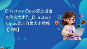directory opus怎么设置文件夹大小列_directory opus显示目录大小教程【详解】