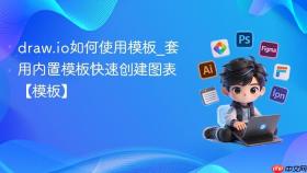 draw.io如何使用模板_套用内置模板快速创建图表【模板】
