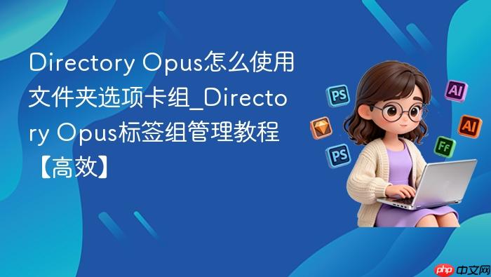 directory opus怎么使用文件夹选项卡组_directory opus标签组管理教程【高效】