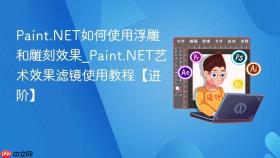 Paint.NET如何使用浮雕和雕刻效果_Paint.NET艺术效果滤镜使用教程【进阶】